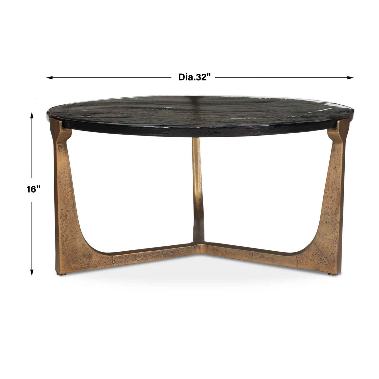 Modern European furniture - Round Cast Glass Indoor/Outdoor Coffee Table - www.oroa.com