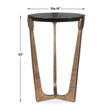 Modern European furniture - Round Glass Indoor/Outdoor Accent Table - www.oroa.com