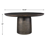 Cast Aluminum Indoor/Outdoor Dining Table | Uttermost  Madrone