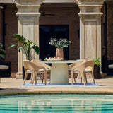 Cast Aluminum Indoor/Outdoor Dining Table | Uttermost  Madrone
