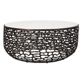 Modern European furniture - Bronze Base Indoor/Outdoor Coffee Table - www.oroa.com