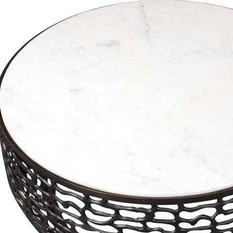 Modern European furniture - Bronze Base Indoor/Outdoor Coffee Table - www.oroa.com