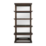 Modern European furniture - Dark Oak Bookshelf - www.oroa.com