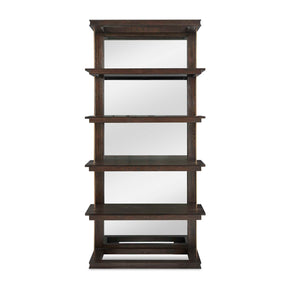 Modern European furniture - Dark Oak Bookshelf - www.oroa.com
