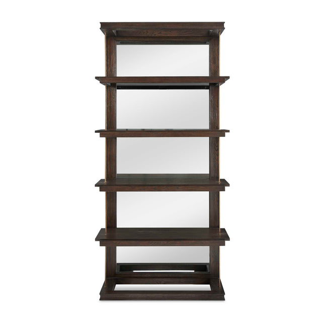 Modern European furniture - Dark Oak Bookshelf - www.oroa.com