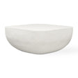 Modern European furniture - Limestone Finish Indoor/Outdoor Coffee Table - www.oroa.com