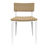 White Aluminum Outdoor Dining Chair | Uttermost Calbas