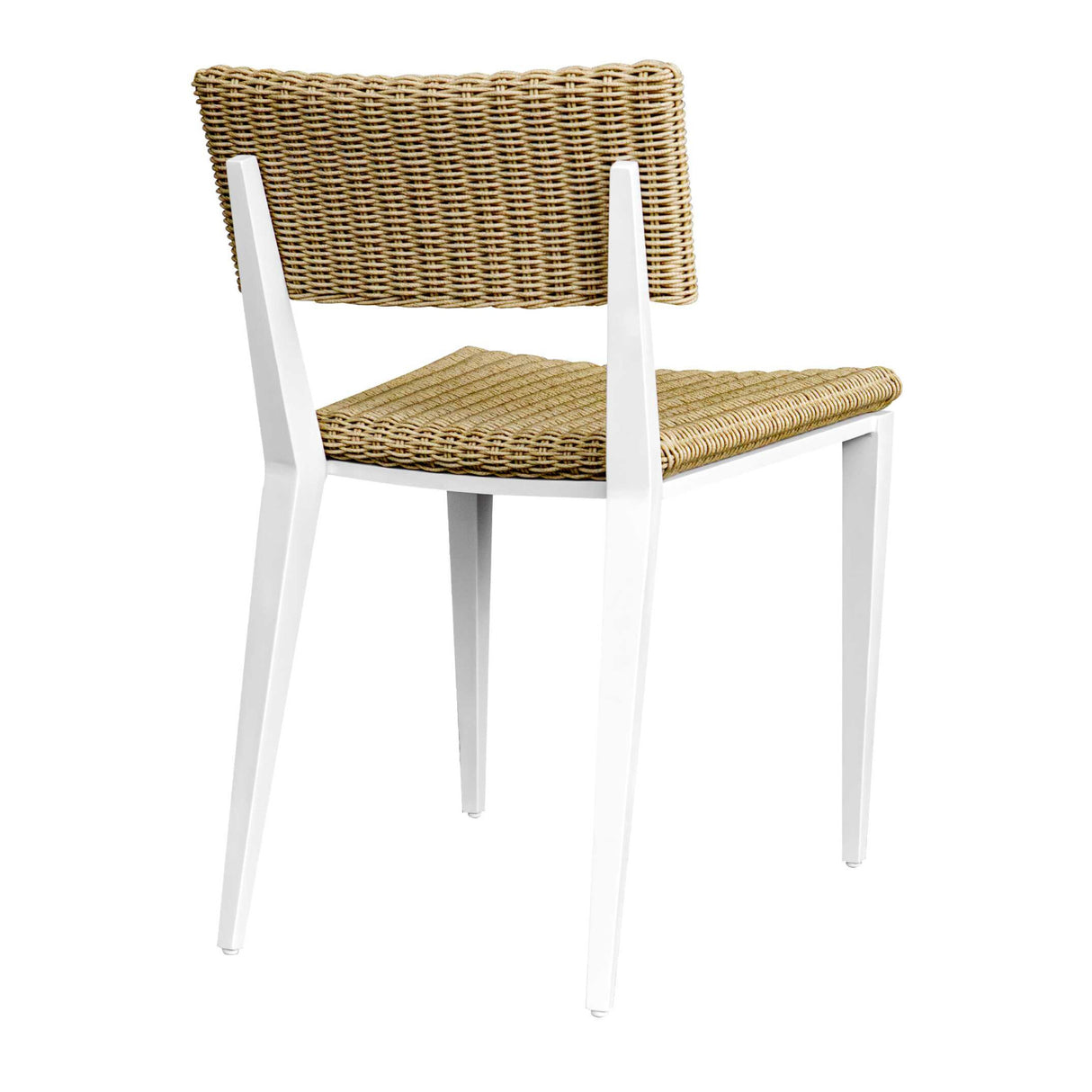   White Aluminum Outdoor Dining Chair | Oroa.com