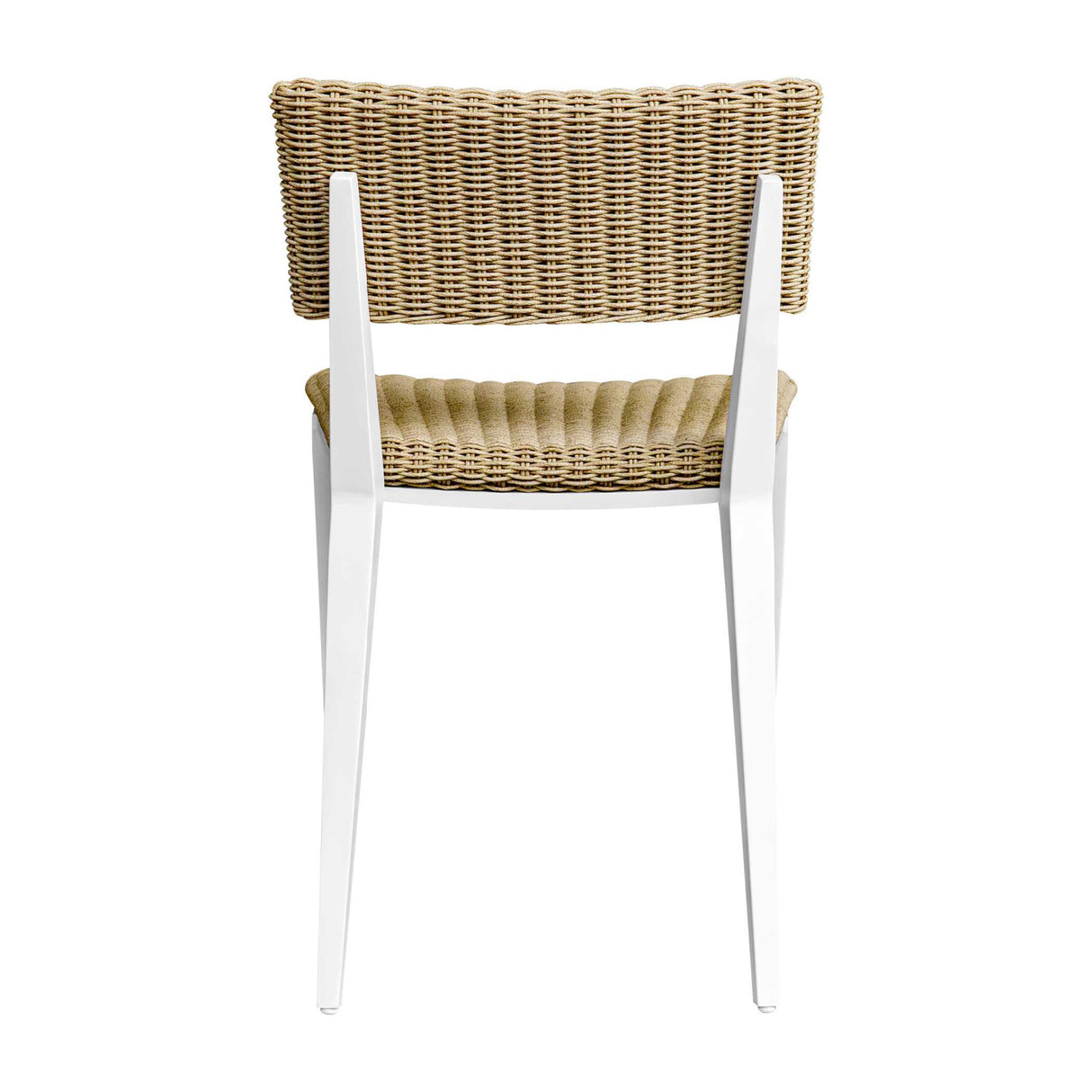  White Aluminum Outdoor Dining Chair | Oroa.com