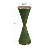 Modern European furniture - Green Ceramic Hourglass Drink Table - www.oroa.com