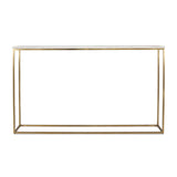 Modern European furniture - White Marble Minimalist Console Table - www.oroa.com