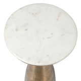 Modern European furniture - Antique Brass Indoor/Outdoor Drink Table - www.oroa.com