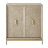 Modern European furniture - Cerused Oak 2-Door Cabinet - www.oroa.com