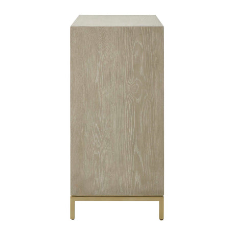 Modern European furniture - Cerused Oak 2-Door Cabinet - www.oroa.com
