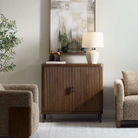   Wooden Tambour 2-Door Cabinet | Oroa.com