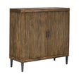 Modern European furniture - Wooden Tambour 2-Door Cabinet - www.oroa.com