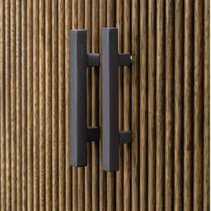   Wooden Tambour 2-Door Cabinet | Oroa.com