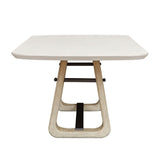 Modern European furniture - White Rectangular Indoor/Outdoor Dining Table - www.oroa.com