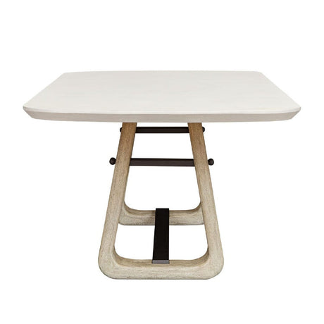 Modern European furniture - White Rectangular Indoor/Outdoor Dining Table - www.oroa.com