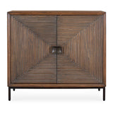Modern European furniture - Carved Mindi Wood 2-Door Cabinet - www.oroa.com