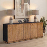 Modern European furniture - Teak Wood 5-Door Cabinet - www.oroa.com