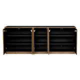 Modern European furniture - Teak Wood 5-Door Cabinet - www.oroa.com