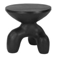 Modern European furniture - Black Stone Indoor/Outdoor Accent Table - www.oroa.com