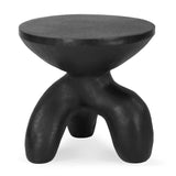 Modern European furniture - Black Stone Indoor/Outdoor Accent Table - www.oroa.com
