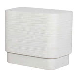 Modern European furniture - White Concrete Indoor/Outdoor Side Table - www.oroa.com