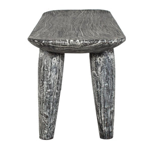   Hand-Carved Suar Wood Bench | Oroa.com
