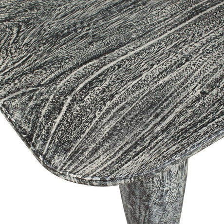 Hand-Carved Suar Wood Bench | Uttermost Fade to Black