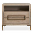 Modern European furniture - Light Oak 2-Drawer Side Table - www.oroa.com