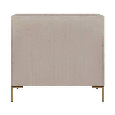 Modern European furniture - Light Oak 2-Drawer Side Table - www.oroa.com