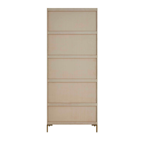 Modern European furniture - Light Oak 2-Drawer Bookshelf - www.oroa.com