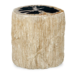   Petrified Wood Indoor/Outdoor Accent Table | Oroa.com