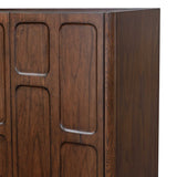Modern European furniture - Mahogany Wood 2-Door Cabinet - www.oroa.com