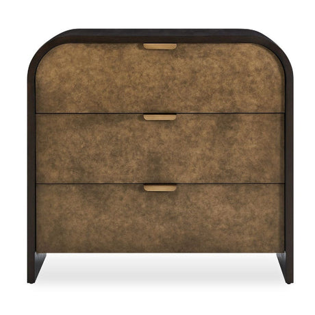 Modern European furniture - Two-Toned Oak 3-Drawer Chest - www.oroa.com