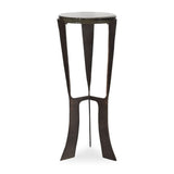 Modern European furniture - Bronze Framed Glass Drink Table - www.oroa.com