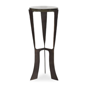 Bronze Framed Glass Drink Table by Uttermost Renaud