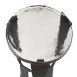Modern European furniture - Bronze Framed Glass Drink Table - www.oroa.com