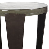 Modern European furniture - Bronze Framed Glass Drink Table - www.oroa.com