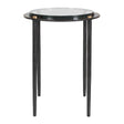 Modern European furniture - Textured Cast Glass Accent Table - www.oroa.com