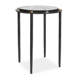 Modern European furniture - Textured Cast Glass Accent Table - www.oroa.com