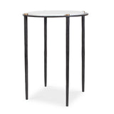 Modern European furniture - Gray Marble Accent Table - www.oroa.com