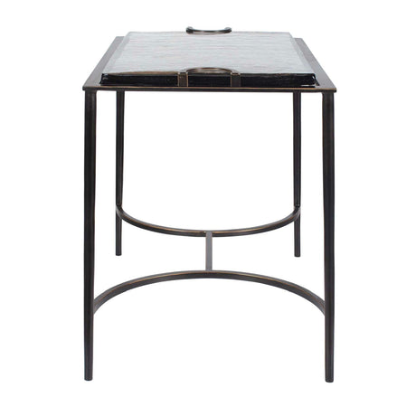 Cast Glass Accent Table | Uttermost Eisen