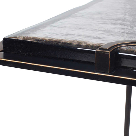 Cast Glass Accent Table | Uttermost Eisen
