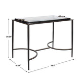 Cast Glass Accent Table | Uttermost Eisen