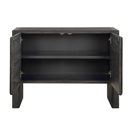 Modern European furniture - Elm Wood 2-Door Cabinet - www.oroa.com