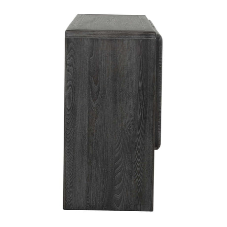 Modern European furniture - Elm Wood 2-Door Cabinet - www.oroa.com