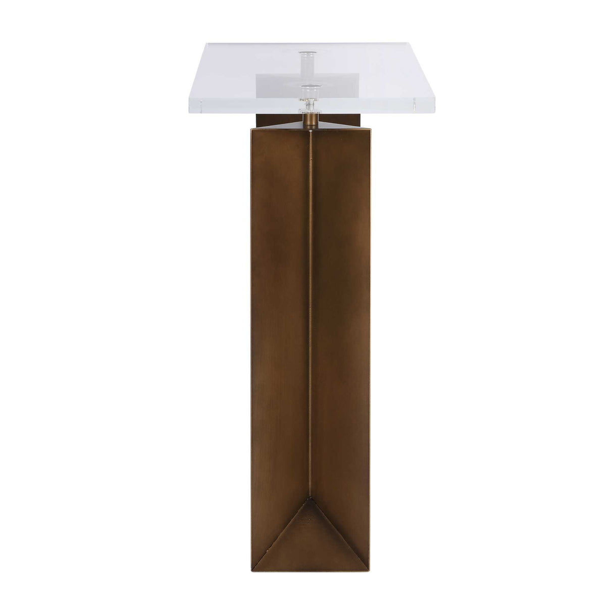Modern European furniture - Clear Top Side Table - www.oroa.com